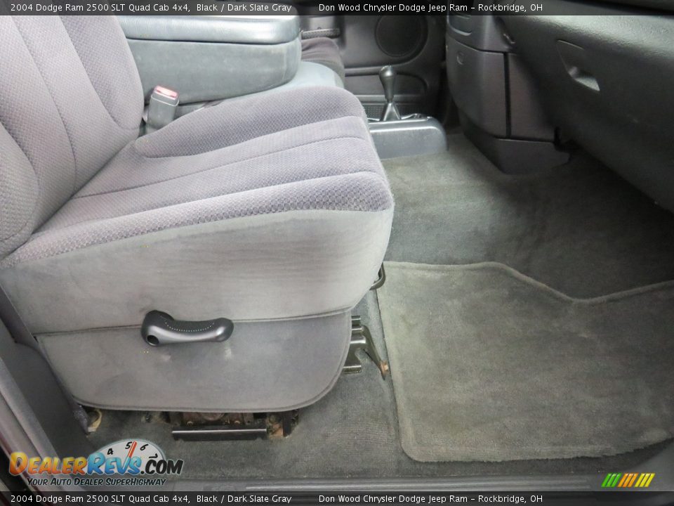 2004 Dodge Ram 2500 SLT Quad Cab 4x4 Black / Dark Slate Gray Photo #28