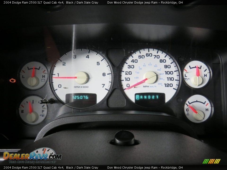 2004 Dodge Ram 2500 SLT Quad Cab 4x4 Black / Dark Slate Gray Photo #30