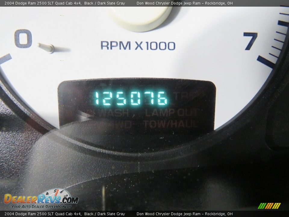 2004 Dodge Ram 2500 SLT Quad Cab 4x4 Black / Dark Slate Gray Photo #31