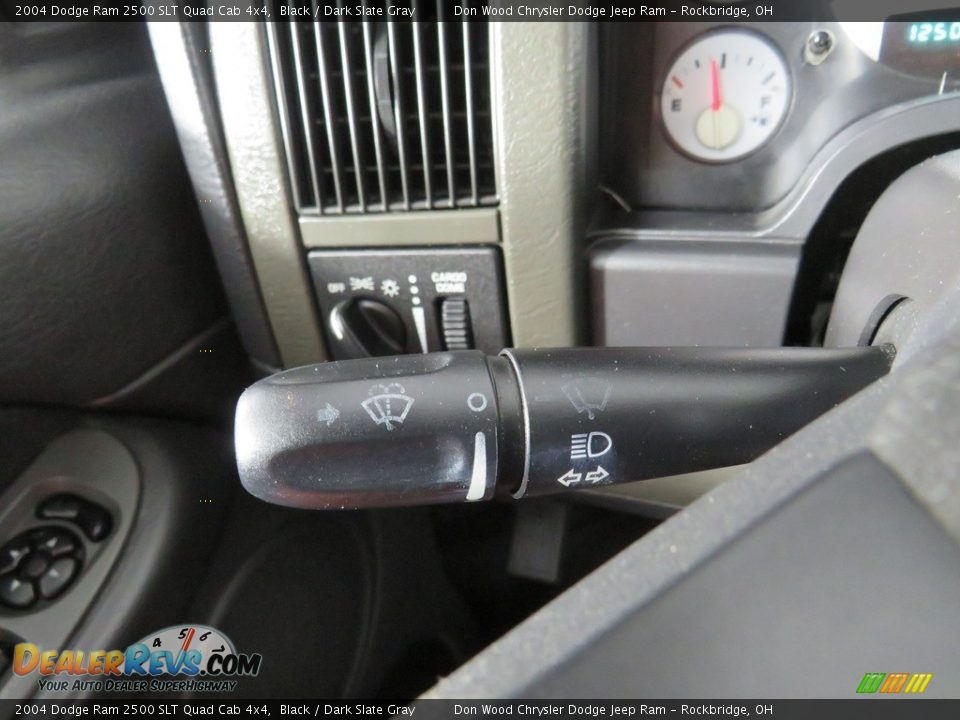 2004 Dodge Ram 2500 SLT Quad Cab 4x4 Black / Dark Slate Gray Photo #32