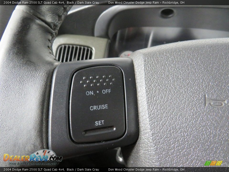 2004 Dodge Ram 2500 SLT Quad Cab 4x4 Black / Dark Slate Gray Photo #33