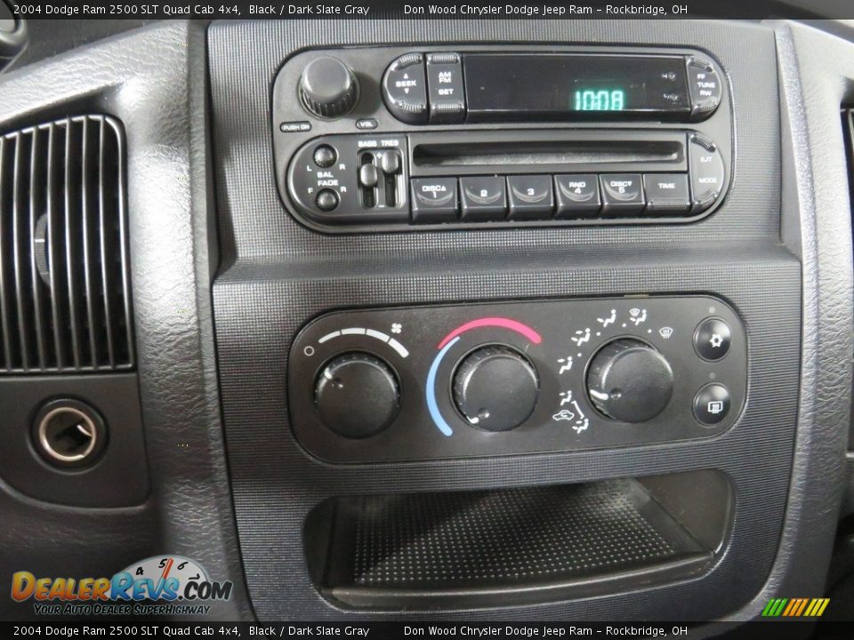 2004 Dodge Ram 2500 SLT Quad Cab 4x4 Black / Dark Slate Gray Photo #35