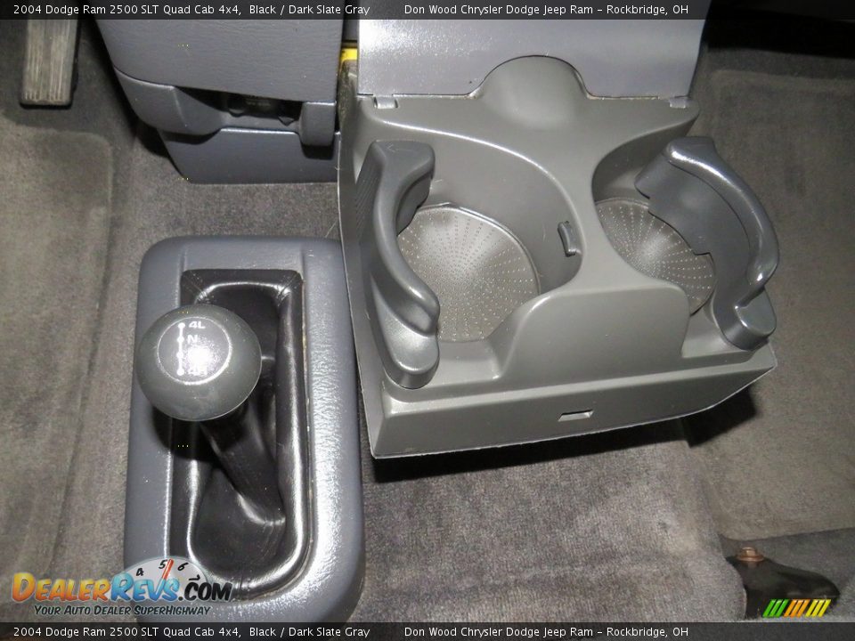 2004 Dodge Ram 2500 SLT Quad Cab 4x4 Black / Dark Slate Gray Photo #36