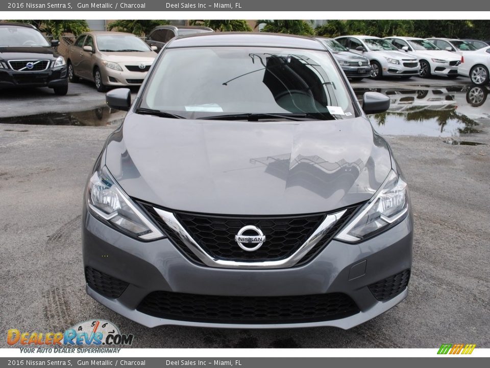 2016 Nissan Sentra S Gun Metallic / Charcoal Photo #3