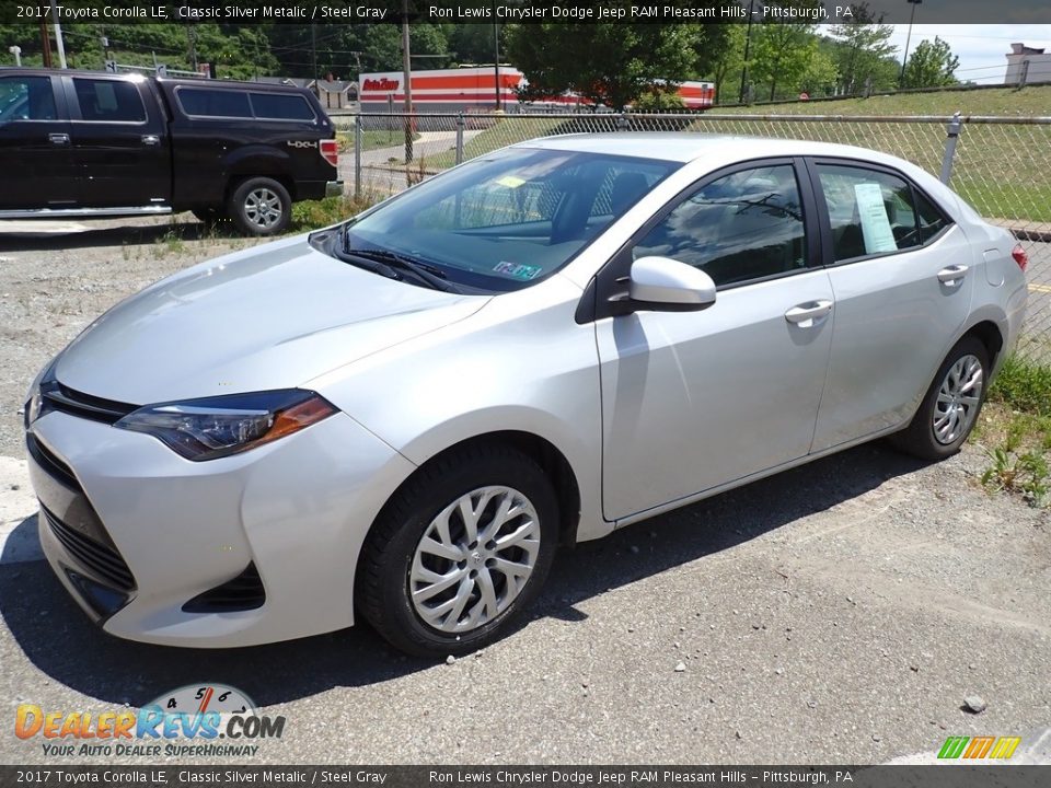 2017 Toyota Corolla LE Classic Silver Metalic / Steel Gray Photo #1