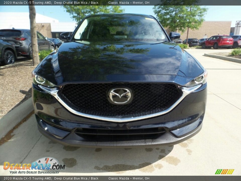 2020 Mazda CX-5 Touring AWD Deep Crystal Blue Mica / Black Photo #2