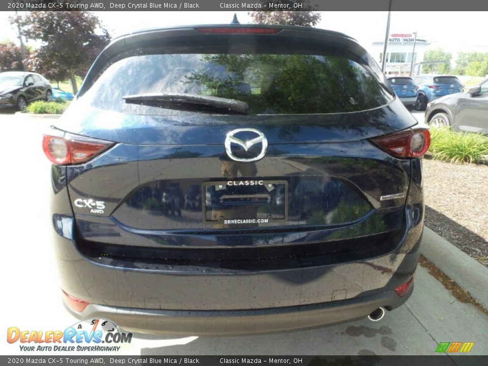 2020 Mazda CX-5 Touring AWD Deep Crystal Blue Mica / Black Photo #6