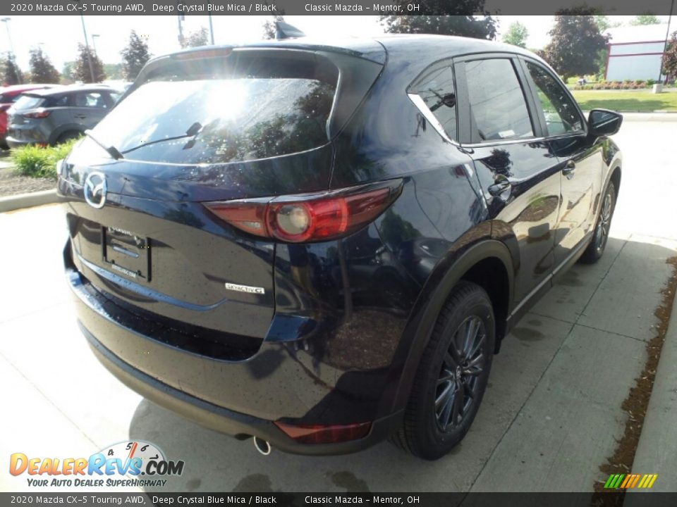 2020 Mazda CX-5 Touring AWD Deep Crystal Blue Mica / Black Photo #7