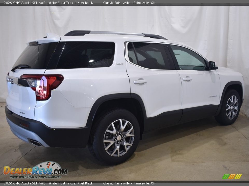 2020 GMC Acadia SLT AWD White Frost Tricoat / Jet Black Photo #2