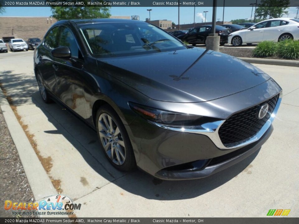 2020 Mazda MAZDA3 Premium Sedan AWD Machine Gray Metallic / Black Photo #1
