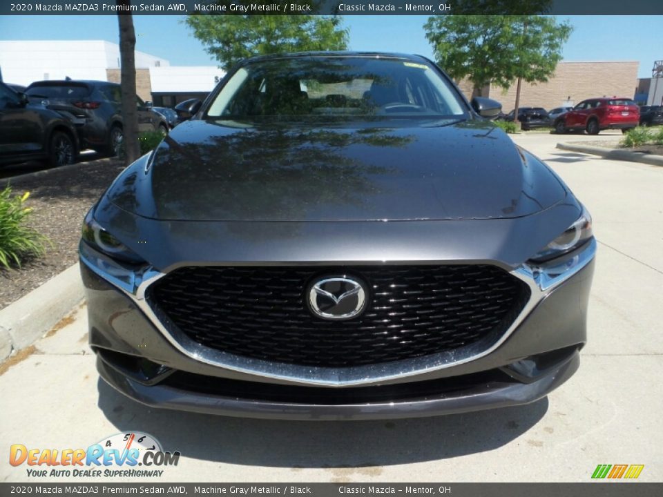2020 Mazda MAZDA3 Premium Sedan AWD Machine Gray Metallic / Black Photo #2