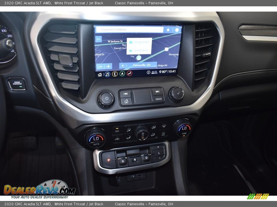 2020 GMC Acadia SLT AWD White Frost Tricoat / Jet Black Photo #10