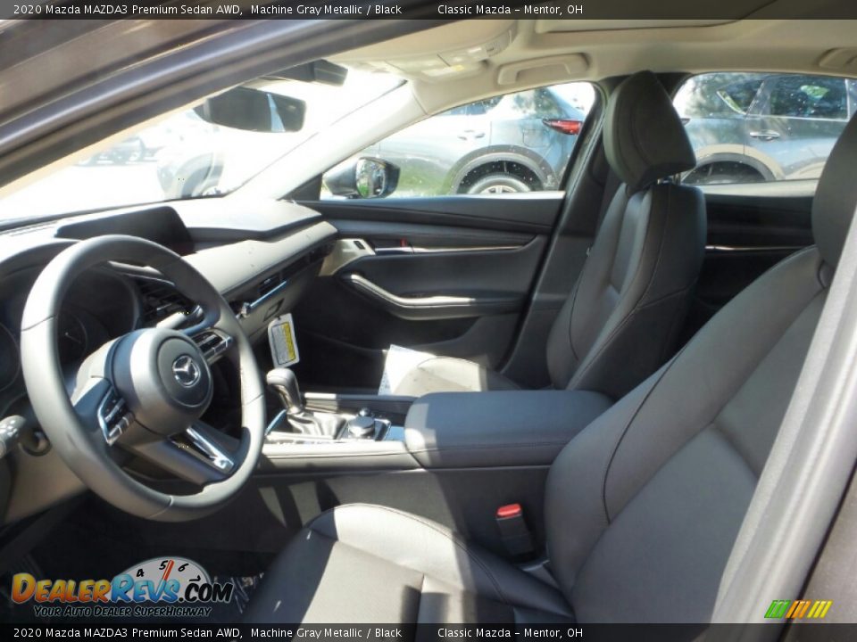 2020 Mazda MAZDA3 Premium Sedan AWD Machine Gray Metallic / Black Photo #8
