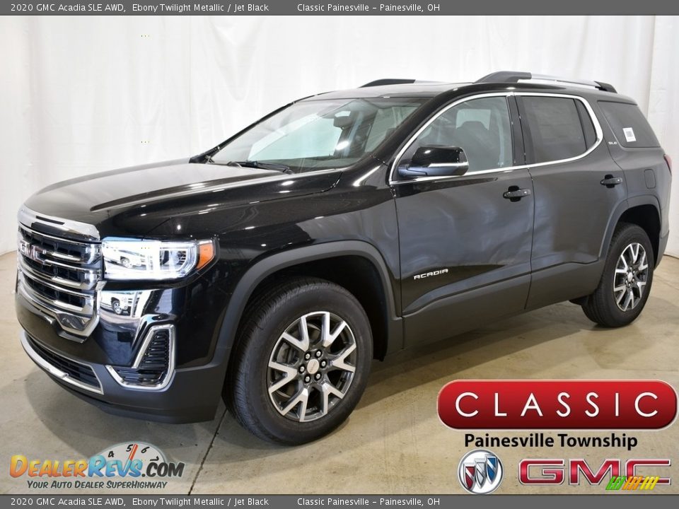 2020 GMC Acadia SLE AWD Ebony Twilight Metallic / Jet Black Photo #1