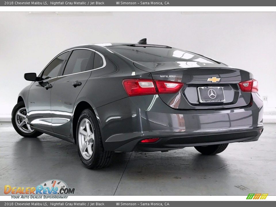 2018 Chevrolet Malibu LS Nightfall Gray Metallic / Jet Black Photo #10