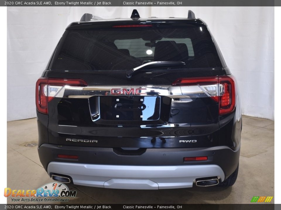 2020 GMC Acadia SLE AWD Ebony Twilight Metallic / Jet Black Photo #3