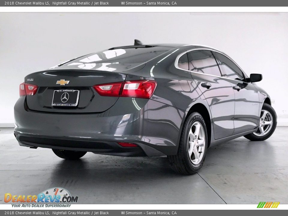 2018 Chevrolet Malibu LS Nightfall Gray Metallic / Jet Black Photo #16