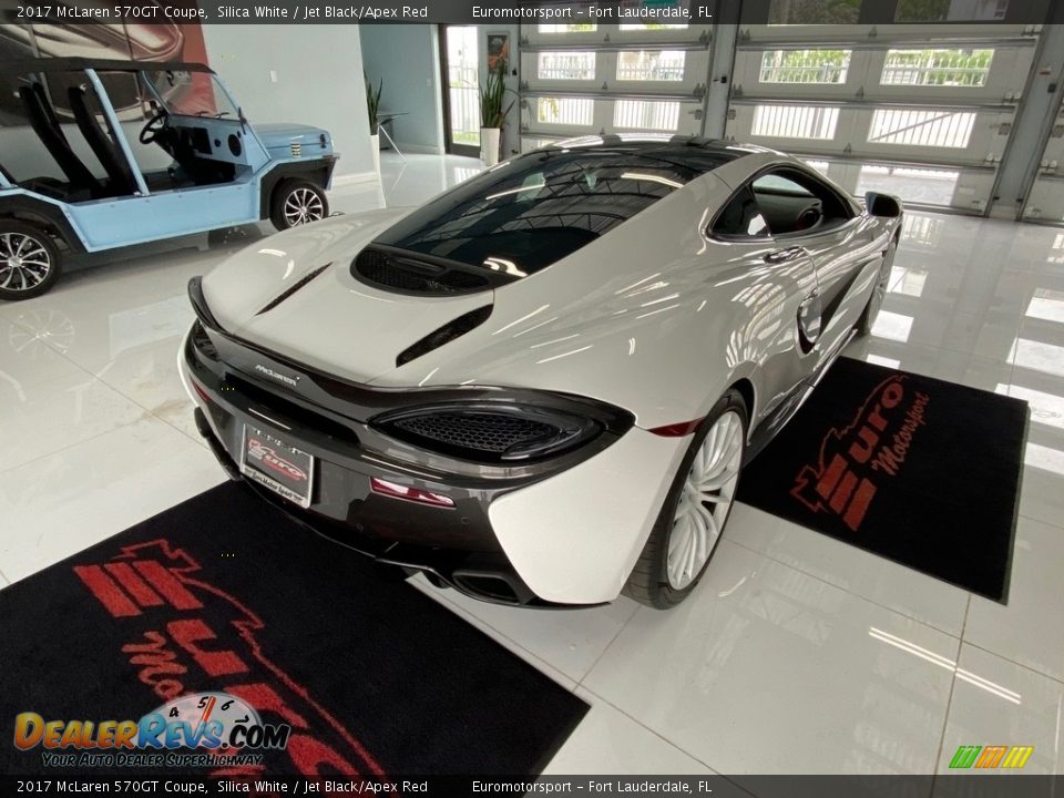 2017 McLaren 570GT Coupe Silica White / Jet Black/Apex Red Photo #11