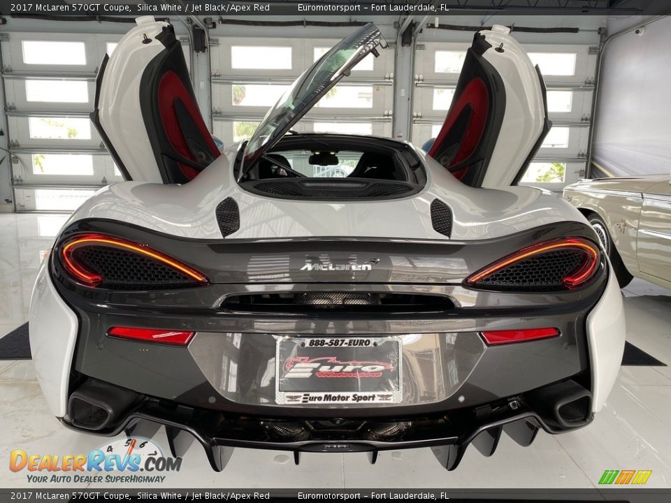 2017 McLaren 570GT Coupe Silica White / Jet Black/Apex Red Photo #14