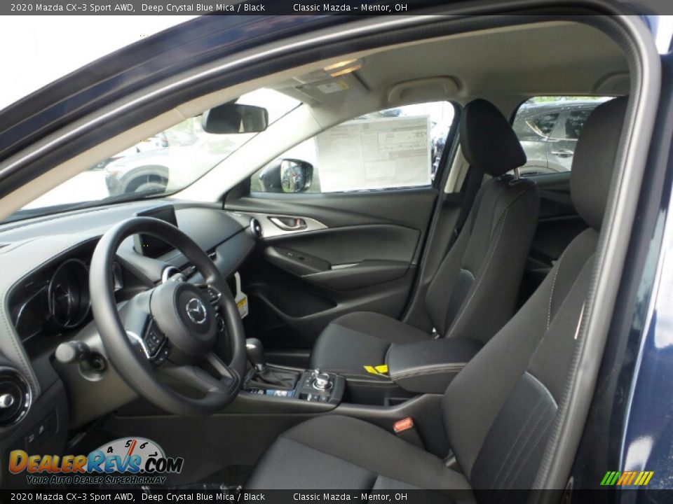 2020 Mazda CX-3 Sport AWD Deep Crystal Blue Mica / Black Photo #8