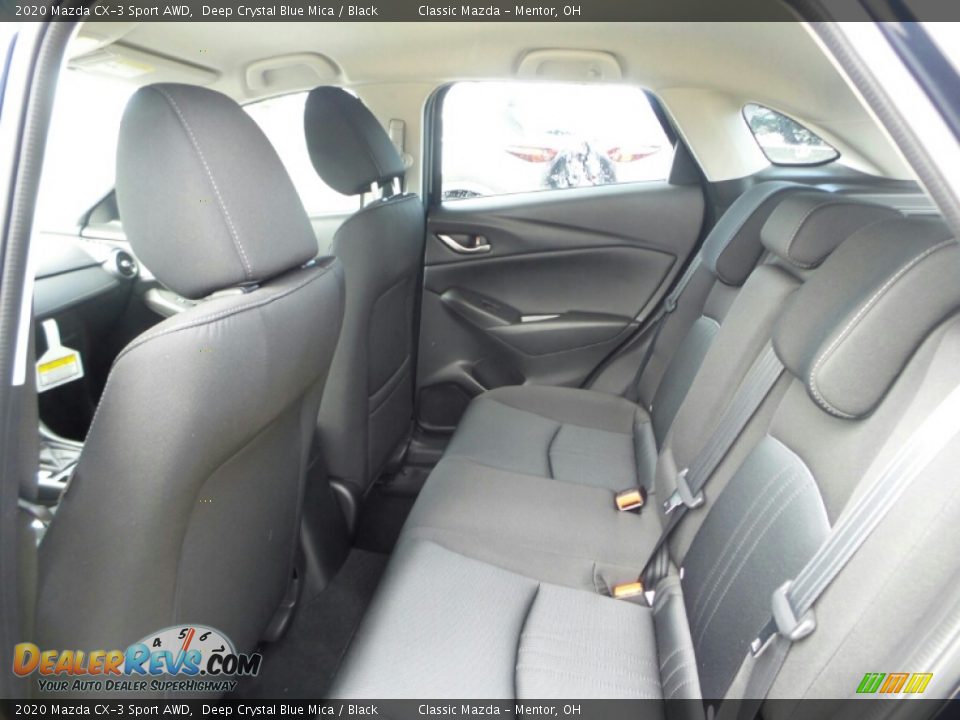 2020 Mazda CX-3 Sport AWD Deep Crystal Blue Mica / Black Photo #9