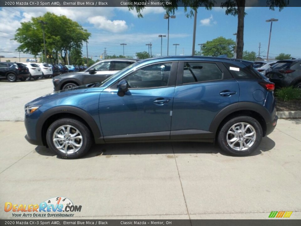 2020 Mazda CX-3 Sport AWD Eternal Blue Mica / Black Photo #4