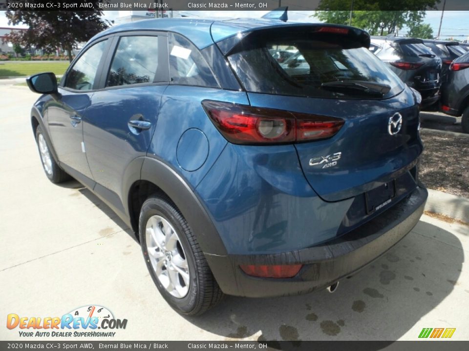 2020 Mazda CX-3 Sport AWD Eternal Blue Mica / Black Photo #5