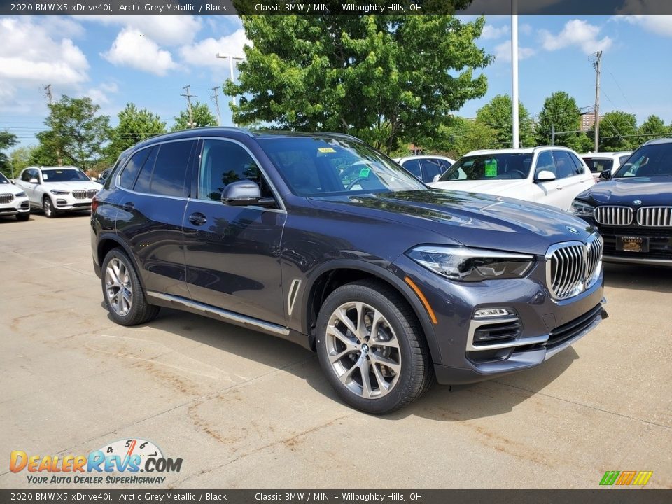 2020 BMW X5 xDrive40i Arctic Grey Metallic / Black Photo #1