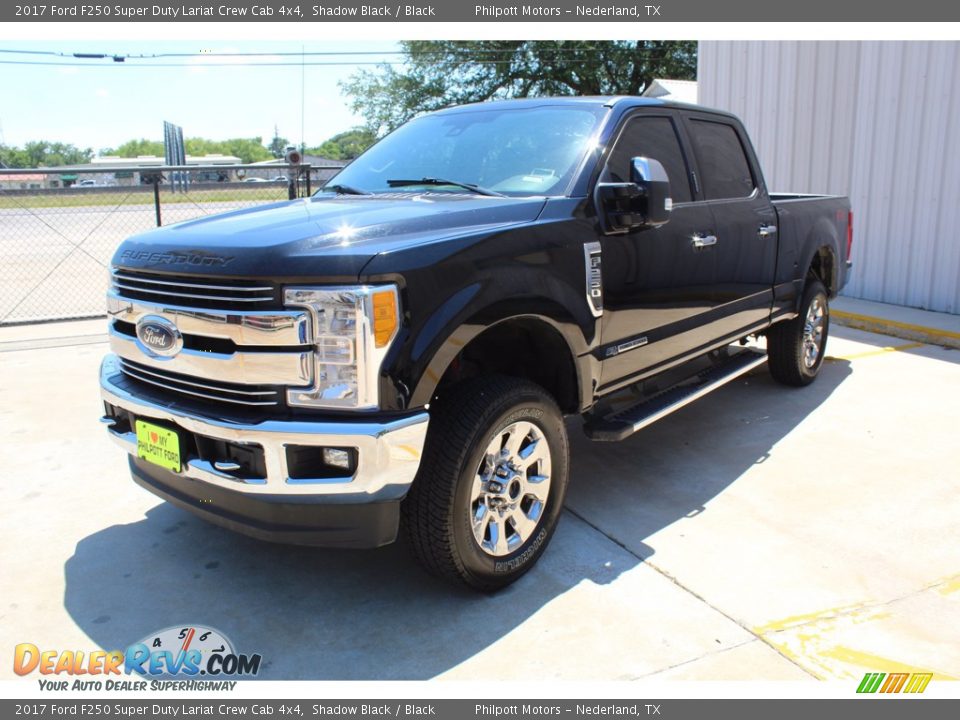 2017 Ford F250 Super Duty Lariat Crew Cab 4x4 Shadow Black / Black Photo #4