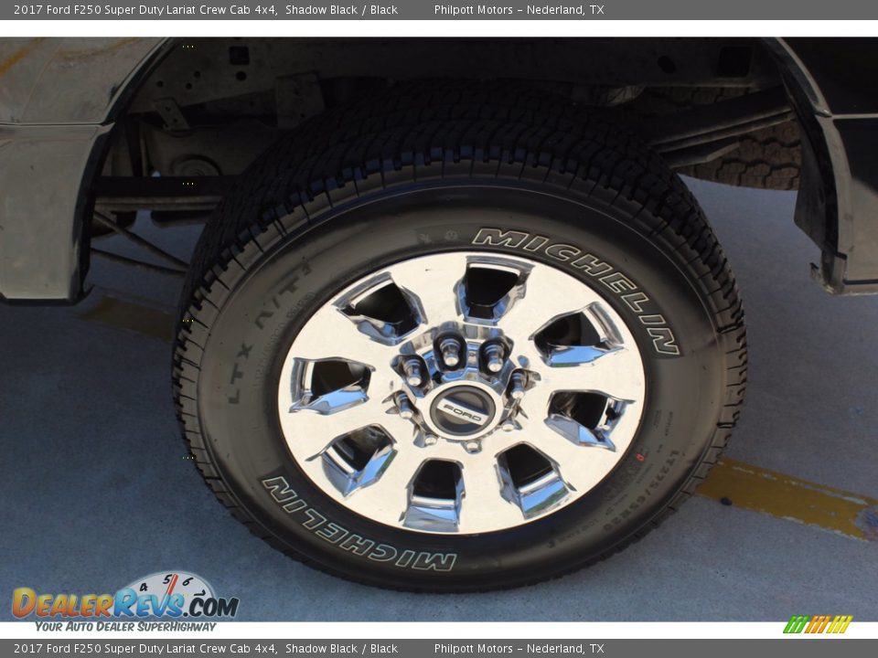 2017 Ford F250 Super Duty Lariat Crew Cab 4x4 Shadow Black / Black Photo #6