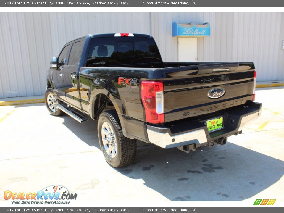 2017 Ford F250 Super Duty Lariat Crew Cab 4x4 Shadow Black / Black Photo #8
