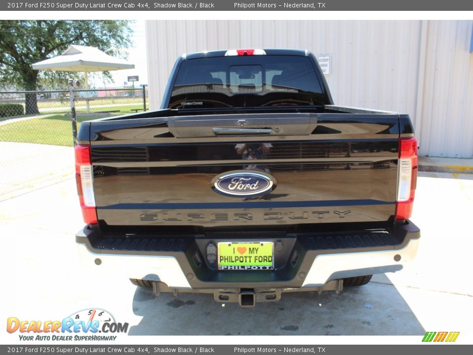 2017 Ford F250 Super Duty Lariat Crew Cab 4x4 Shadow Black / Black Photo #9