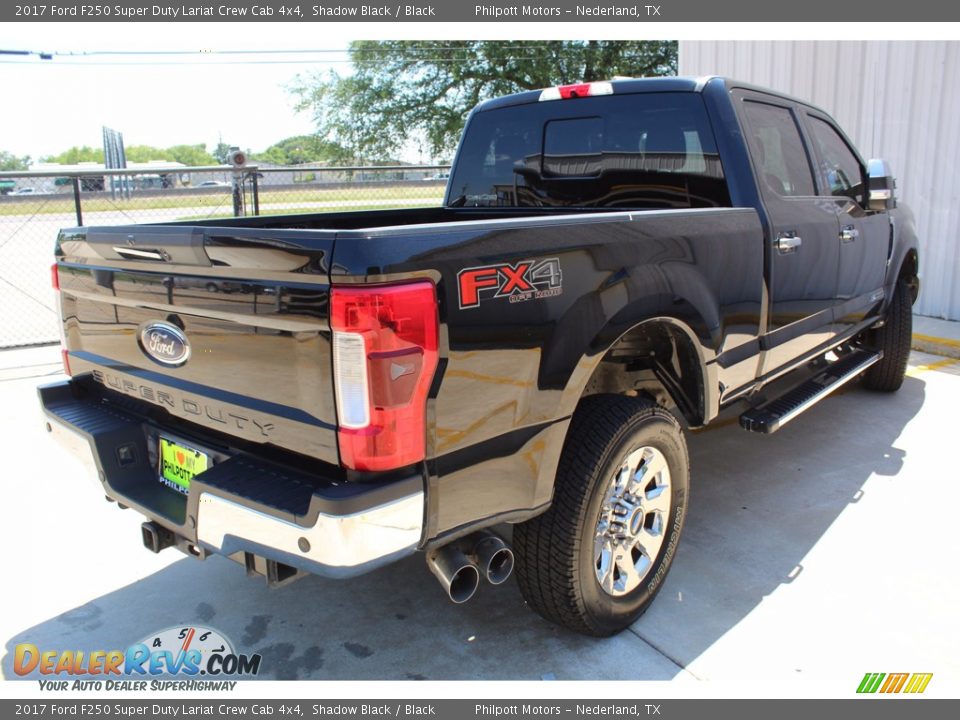 2017 Ford F250 Super Duty Lariat Crew Cab 4x4 Shadow Black / Black Photo #10