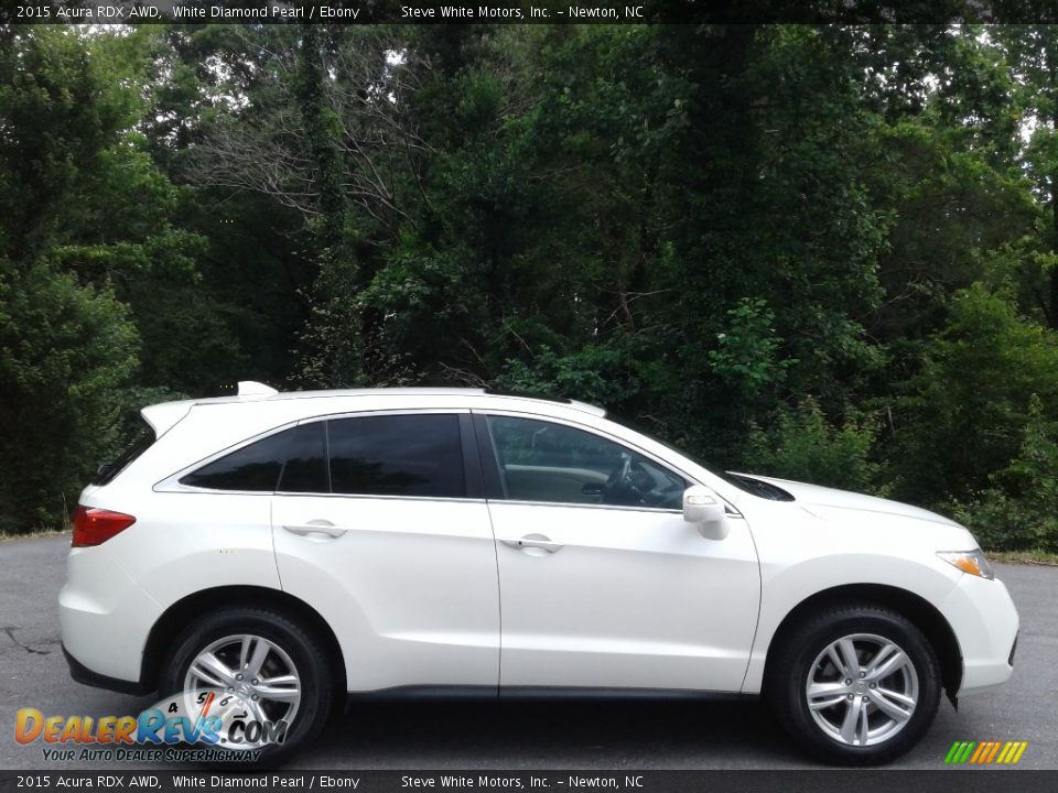 2015 Acura RDX AWD White Diamond Pearl / Ebony Photo #6