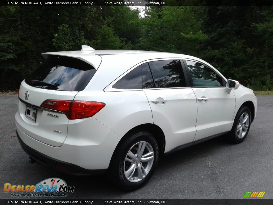 2015 Acura RDX AWD White Diamond Pearl / Ebony Photo #7