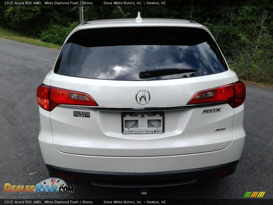 2015 Acura RDX AWD White Diamond Pearl / Ebony Photo #8