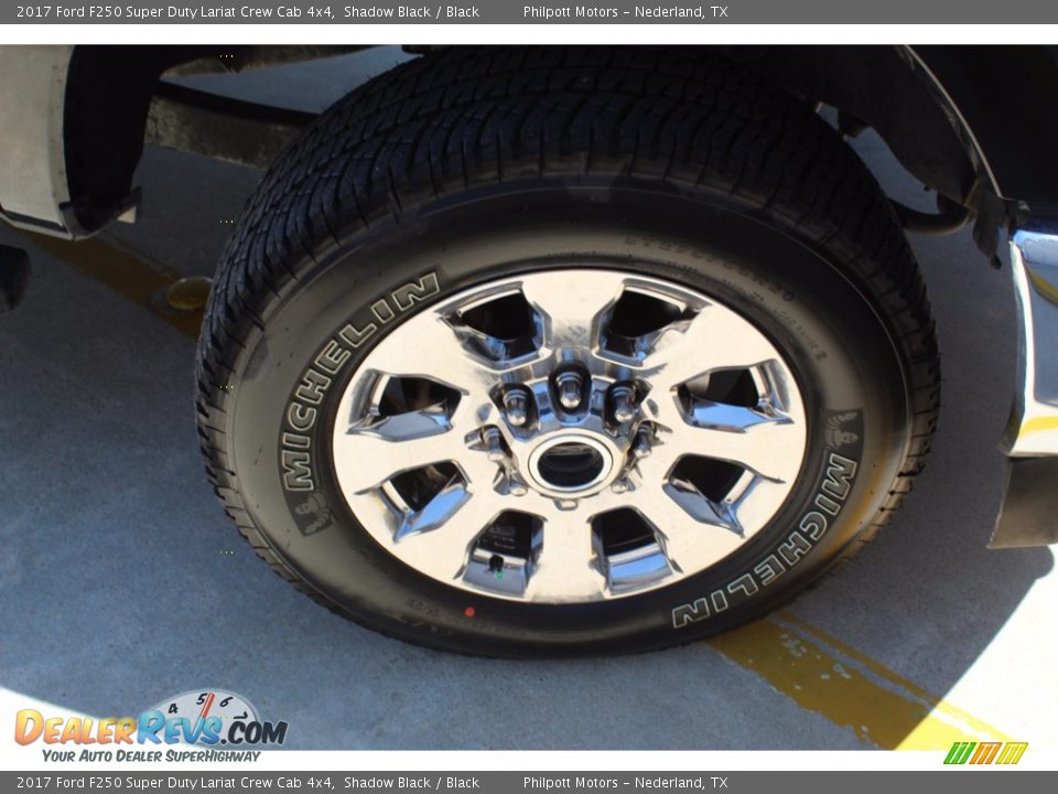 2017 Ford F250 Super Duty Lariat Crew Cab 4x4 Shadow Black / Black Photo #12