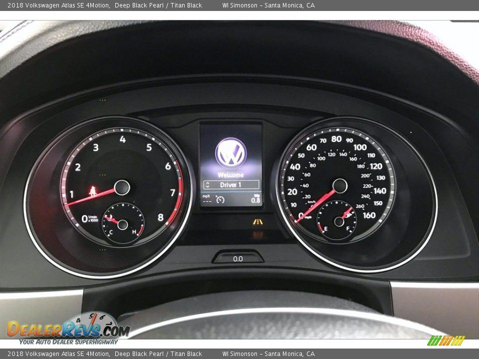 2018 Volkswagen Atlas SE 4Motion Gauges Photo #20