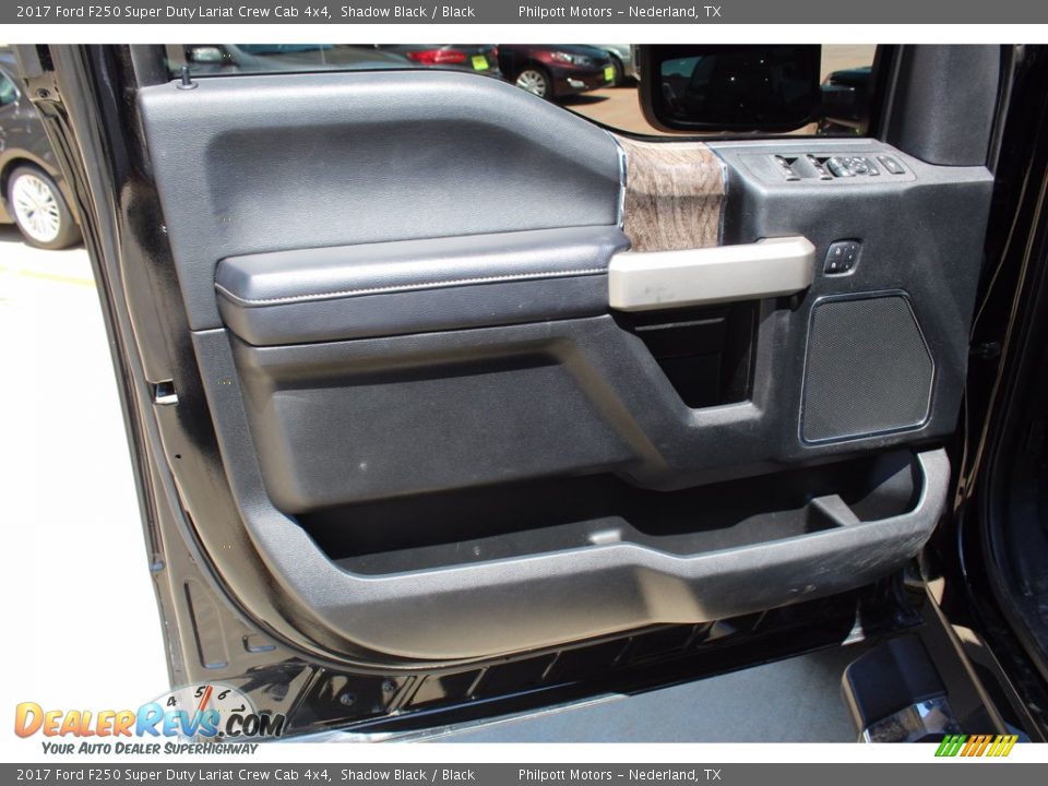 2017 Ford F250 Super Duty Lariat Crew Cab 4x4 Shadow Black / Black Photo #14
