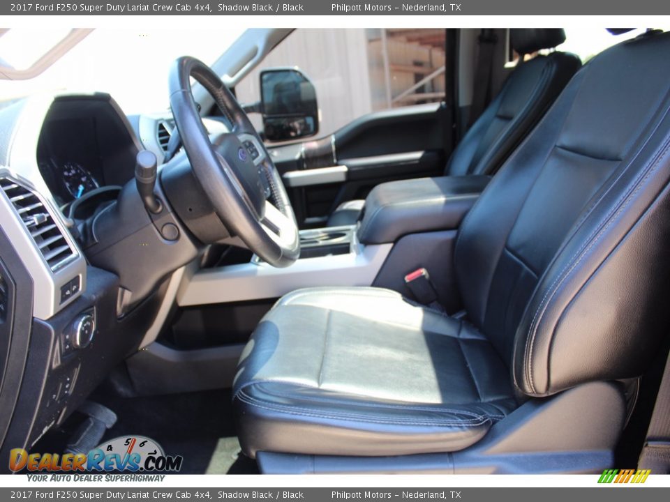2017 Ford F250 Super Duty Lariat Crew Cab 4x4 Shadow Black / Black Photo #15