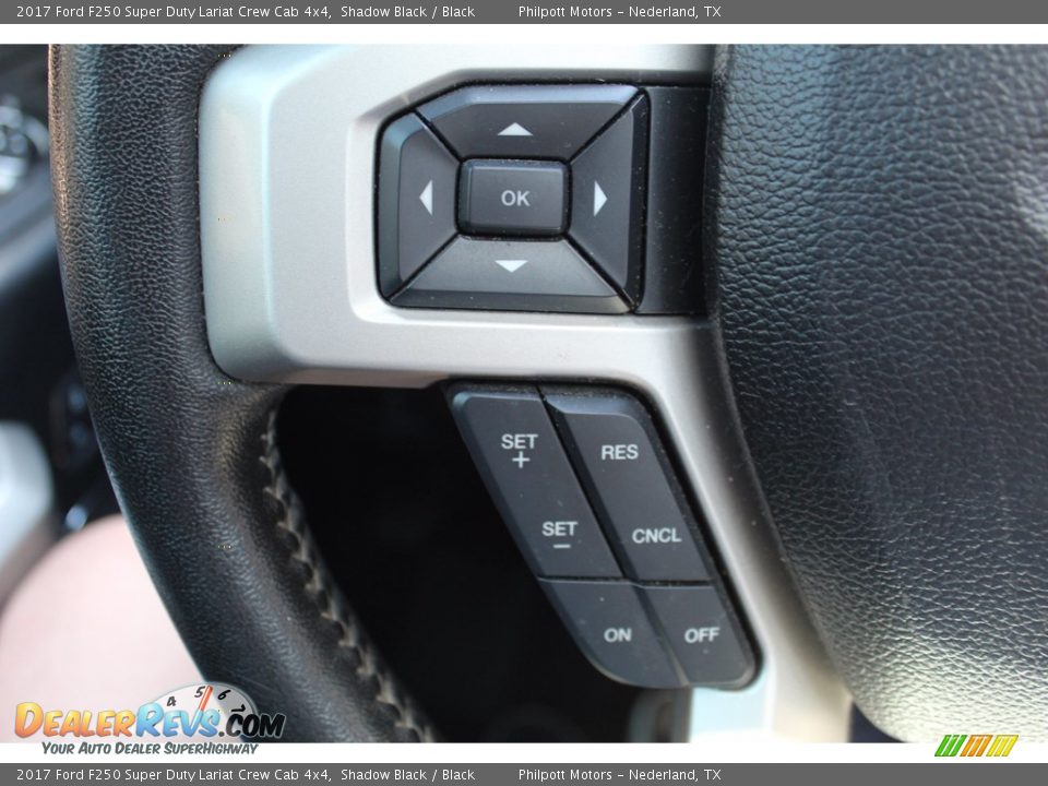 2017 Ford F250 Super Duty Lariat Crew Cab 4x4 Shadow Black / Black Photo #16