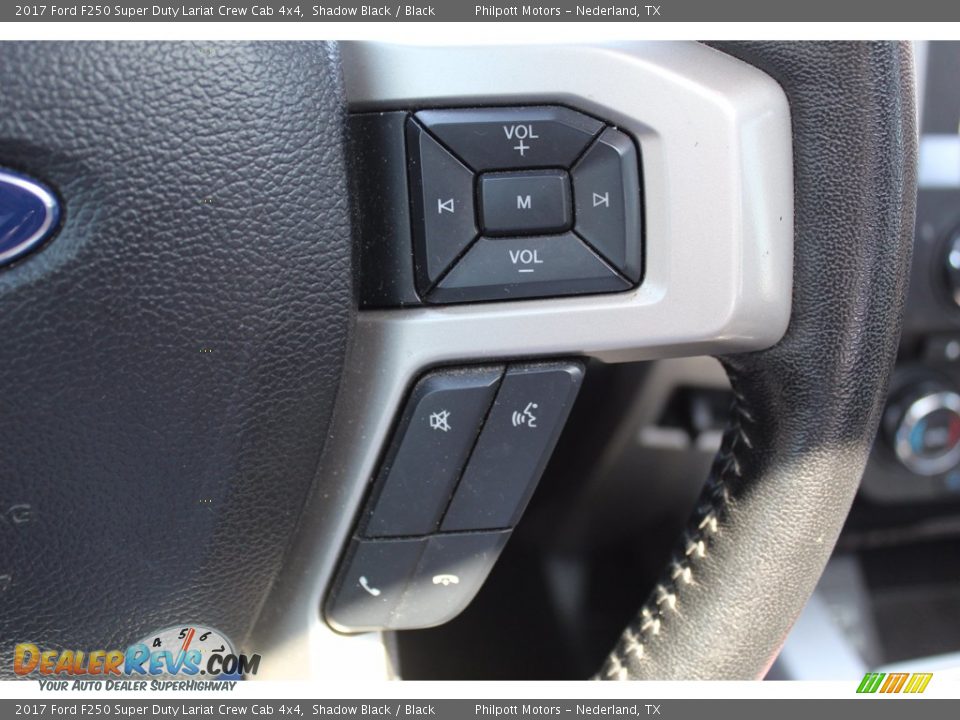 2017 Ford F250 Super Duty Lariat Crew Cab 4x4 Shadow Black / Black Photo #17