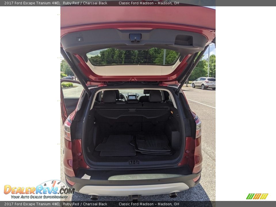 2017 Ford Escape Titanium 4WD Ruby Red / Charcoal Black Photo #3