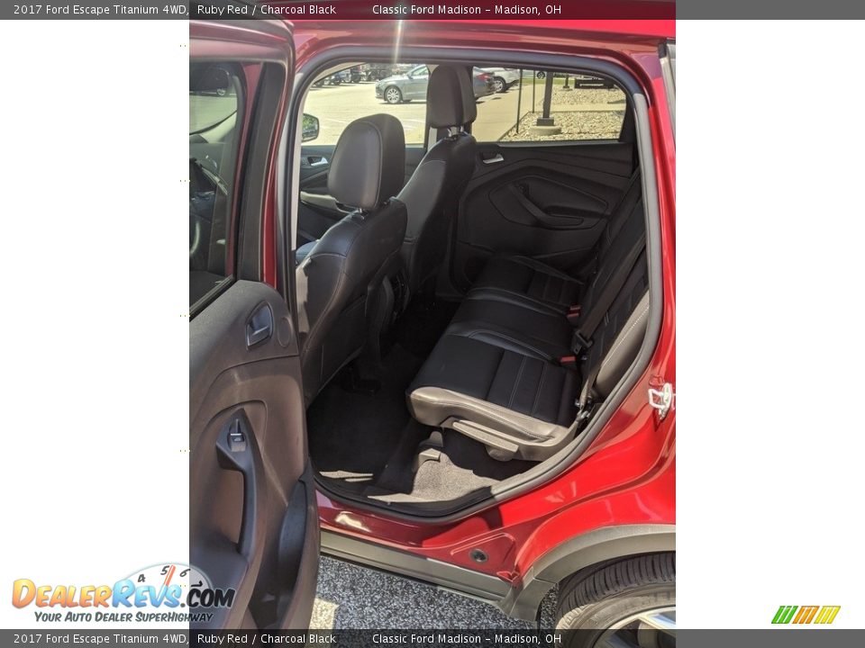 2017 Ford Escape Titanium 4WD Ruby Red / Charcoal Black Photo #5
