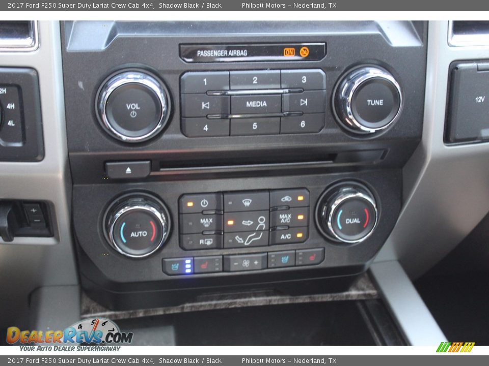 2017 Ford F250 Super Duty Lariat Crew Cab 4x4 Shadow Black / Black Photo #22