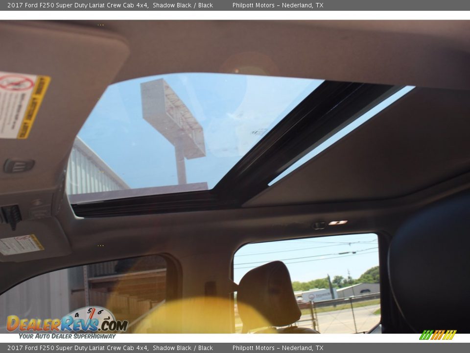 2017 Ford F250 Super Duty Lariat Crew Cab 4x4 Shadow Black / Black Photo #24