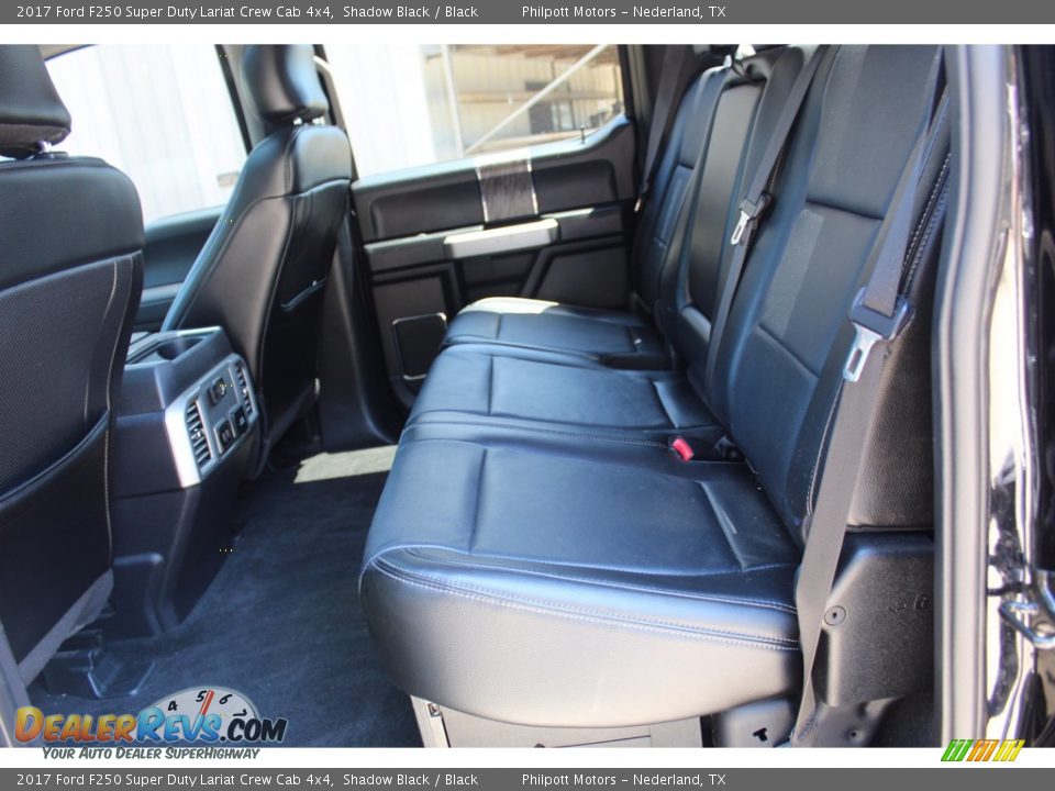 2017 Ford F250 Super Duty Lariat Crew Cab 4x4 Shadow Black / Black Photo #26