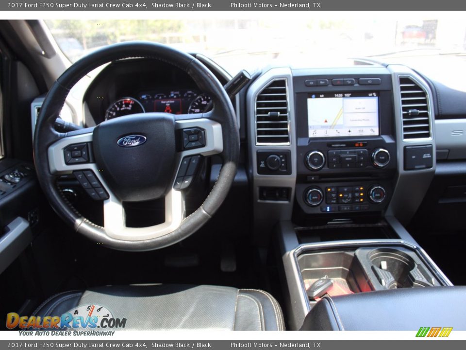 2017 Ford F250 Super Duty Lariat Crew Cab 4x4 Shadow Black / Black Photo #27