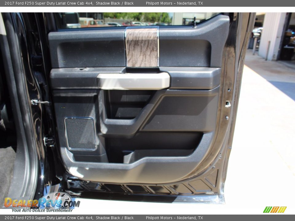 2017 Ford F250 Super Duty Lariat Crew Cab 4x4 Shadow Black / Black Photo #30