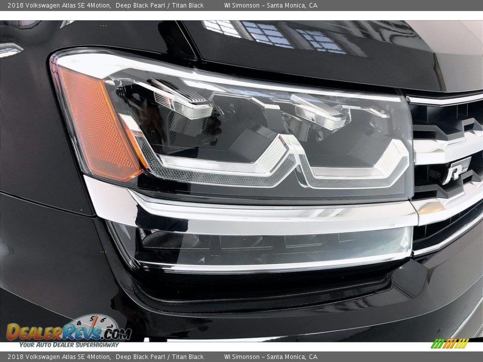 2018 Volkswagen Atlas SE 4Motion Deep Black Pearl / Titan Black Photo #32